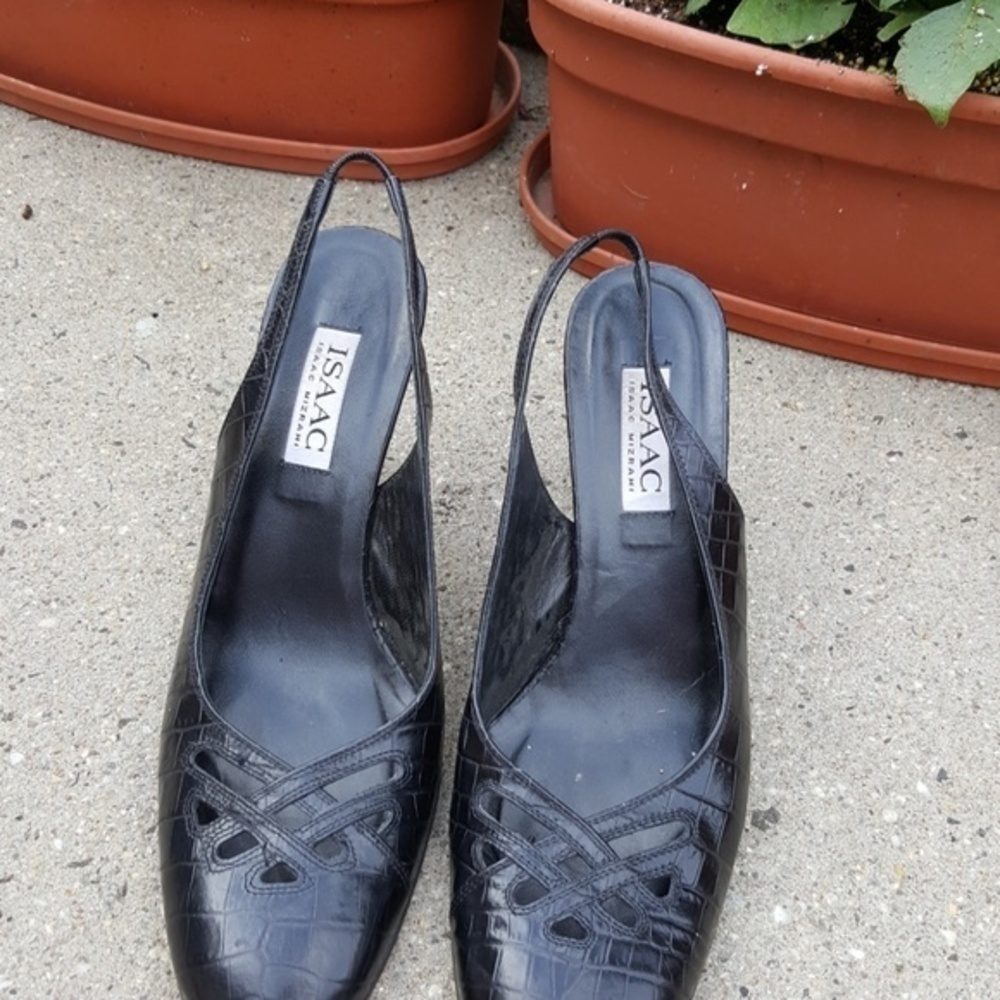 Isaac by Isaac Mizrahi slingbacks 9.5 - Picture 2 of 4